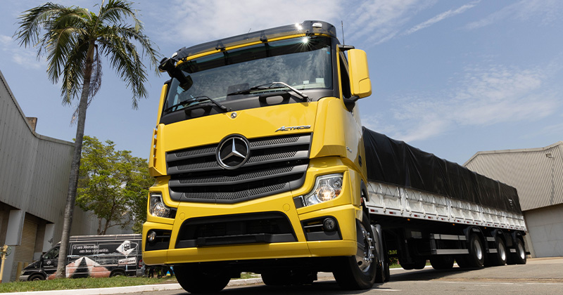 4TRUCK implementa caminhões de testes da Mercedes-Benz 